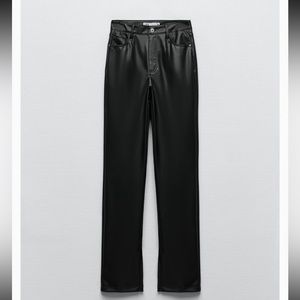 Zara leather pants